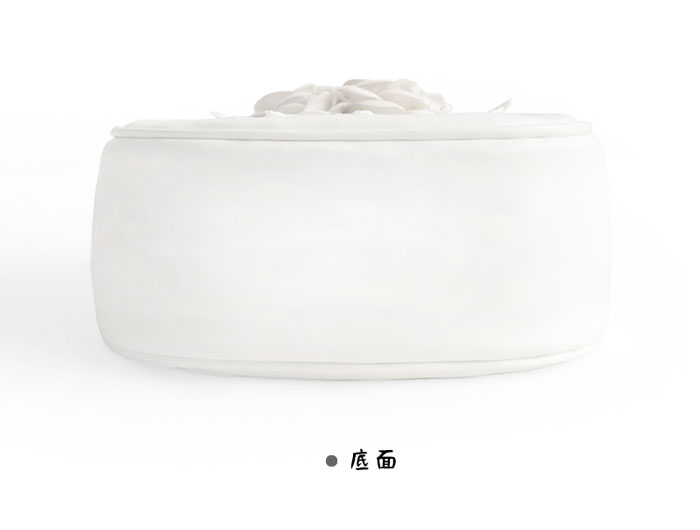 甜美蕾丝立体花朵手提包，古风仙气手工包