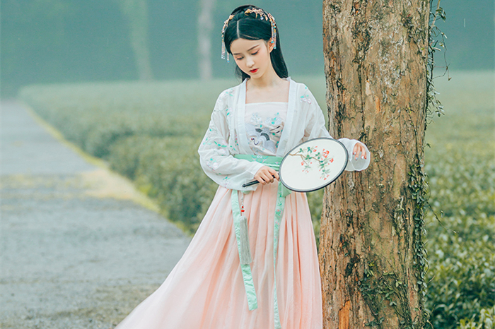对襟齐腰婉约可人汉服【玉京谣】