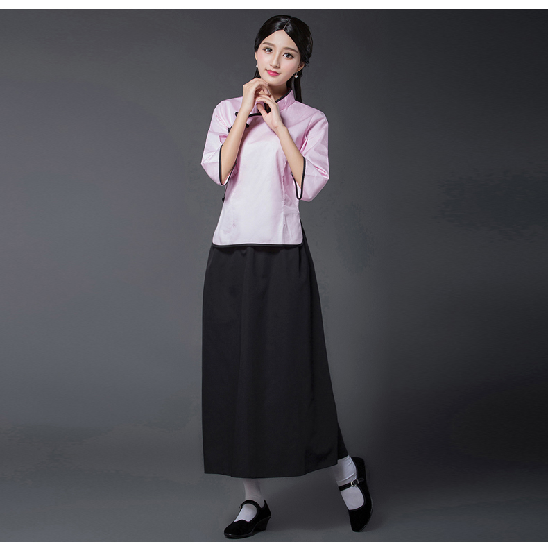 民国风学生装五四青年装，复古服装女装中山装