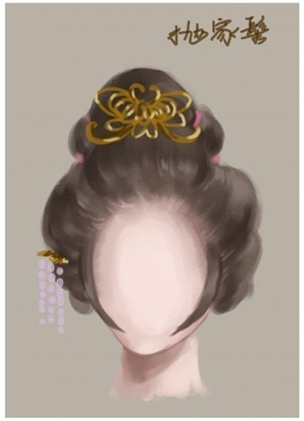 中国风女子古装发型参考（十）