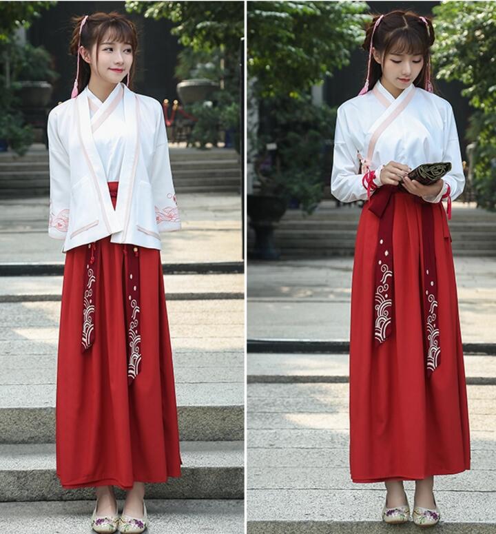 改良汉服古装美女图片