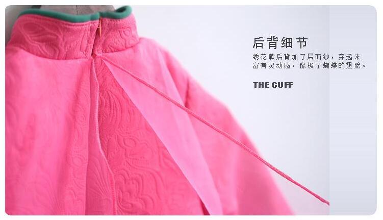 儿童唐装绣花连衣裙公主裙