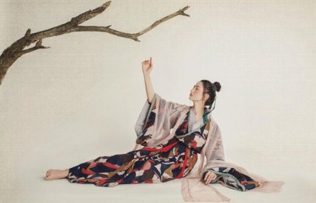 魏晋风直裾襦裙 汉服美女