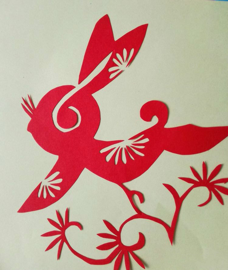 创意十足中秋玉兔剪纸，兔子闹仲秋