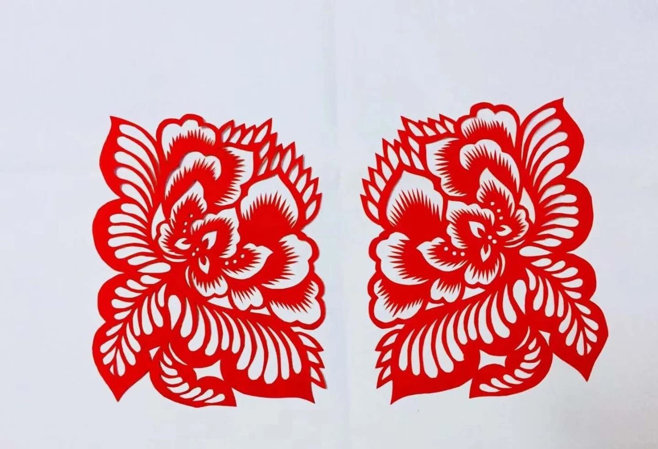 信手剪花花灿烂(20张)，张彬老师剪纸作品