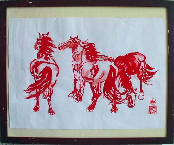 剪纸图案：剪纸收藏簿----名家画动物