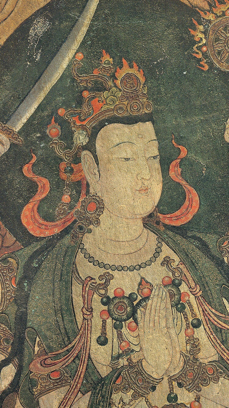 帝释梵天图西的十尊天