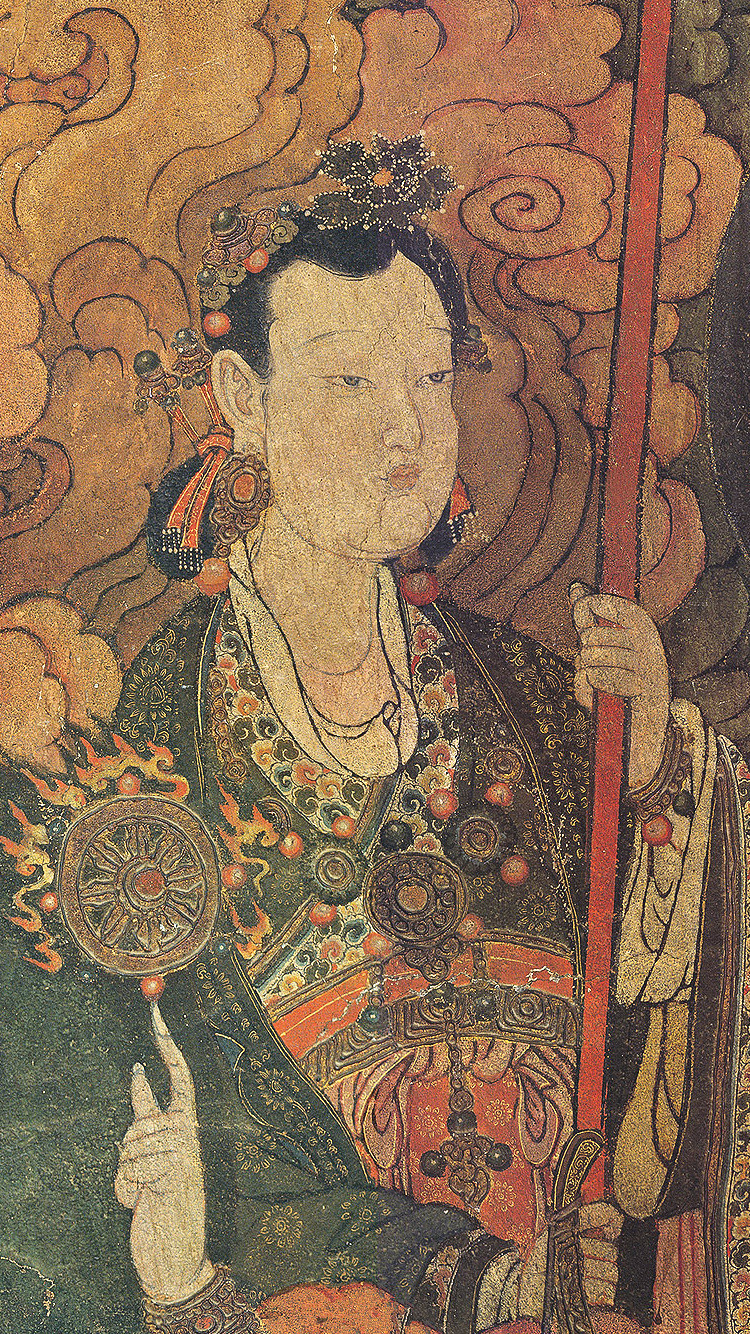 帝释梵天图西的十尊天