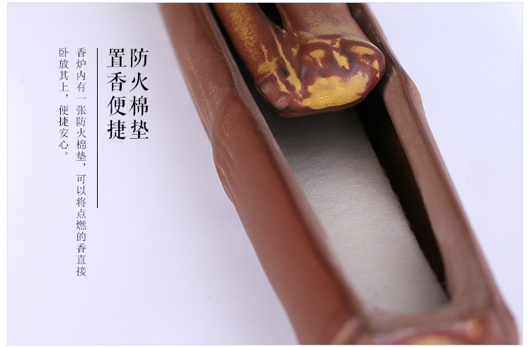 小巧精致寓意节节高升的陶瓷香炉