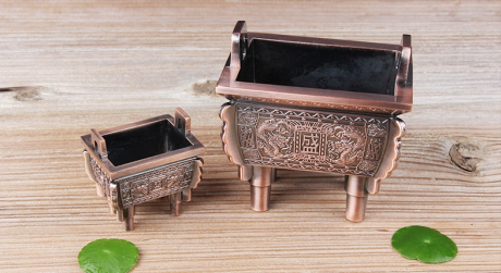 鼎盛仿古铜合金香炉图片