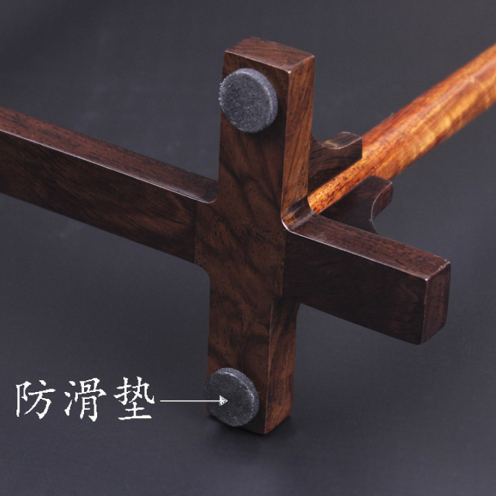 简约花梨木笔挂笔架，实木书法用品
