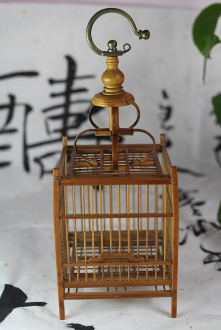 手工制作蝈蝈竹笼印盒鸣虫蝈蝈笼