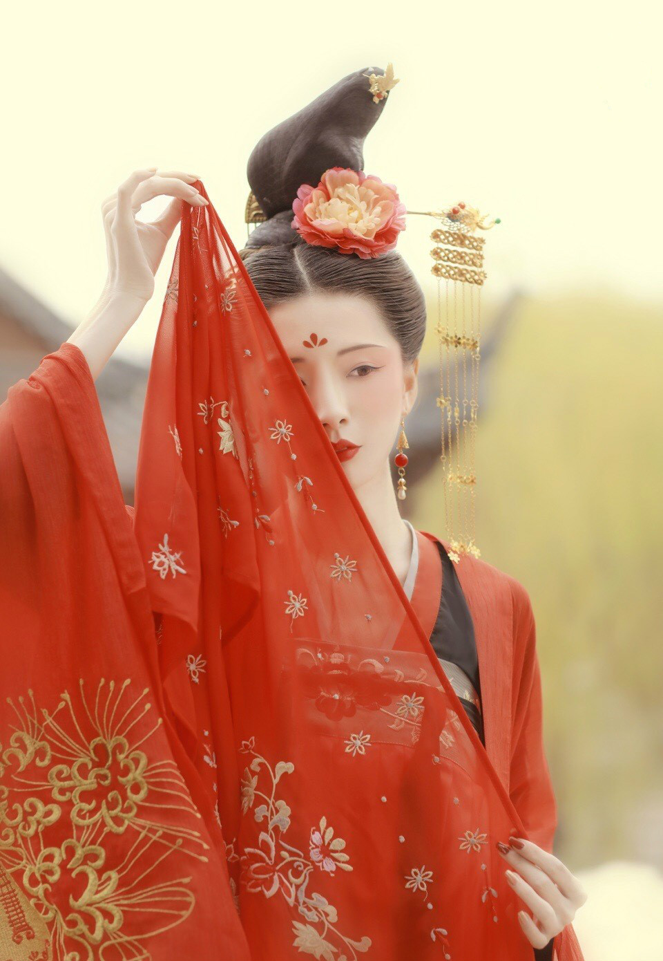 长恨歌·红衣人像古装摄影
