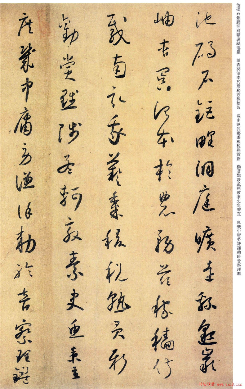 “草圣”怀素书法欣赏《小草千字文》