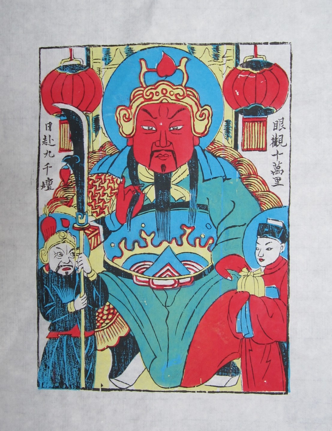 15款生动门神人物年画，唯美中国吉祥人物年画