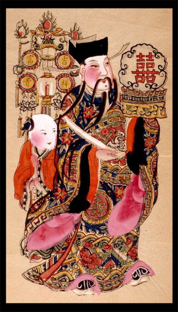 中国风传统精美色彩艳丽的年画（二）
