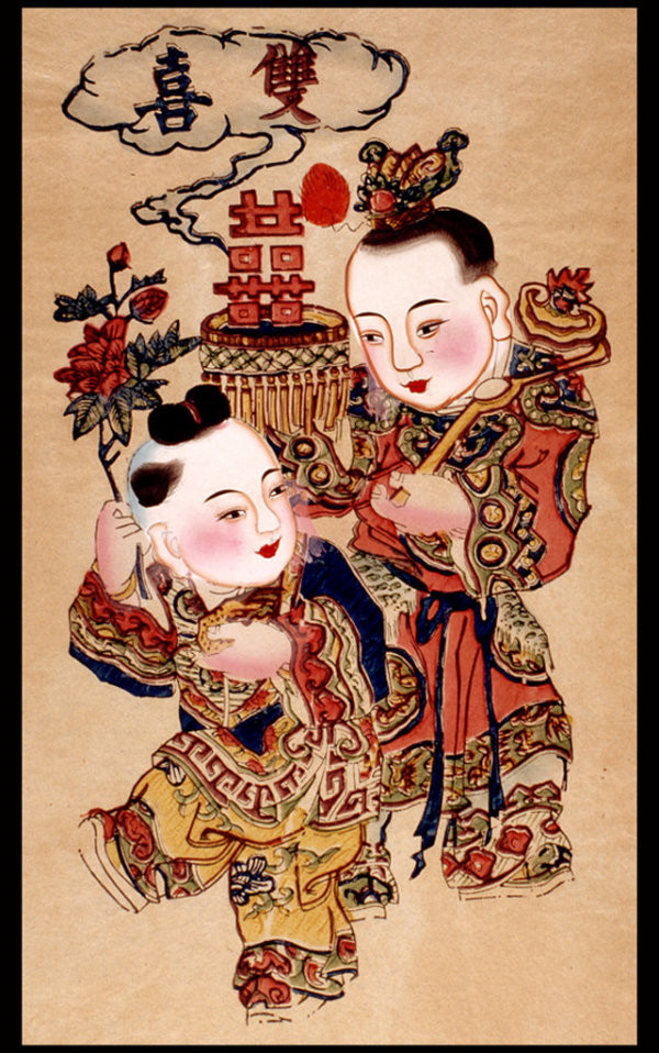 中国风传统精美色彩艳丽的年画（二）