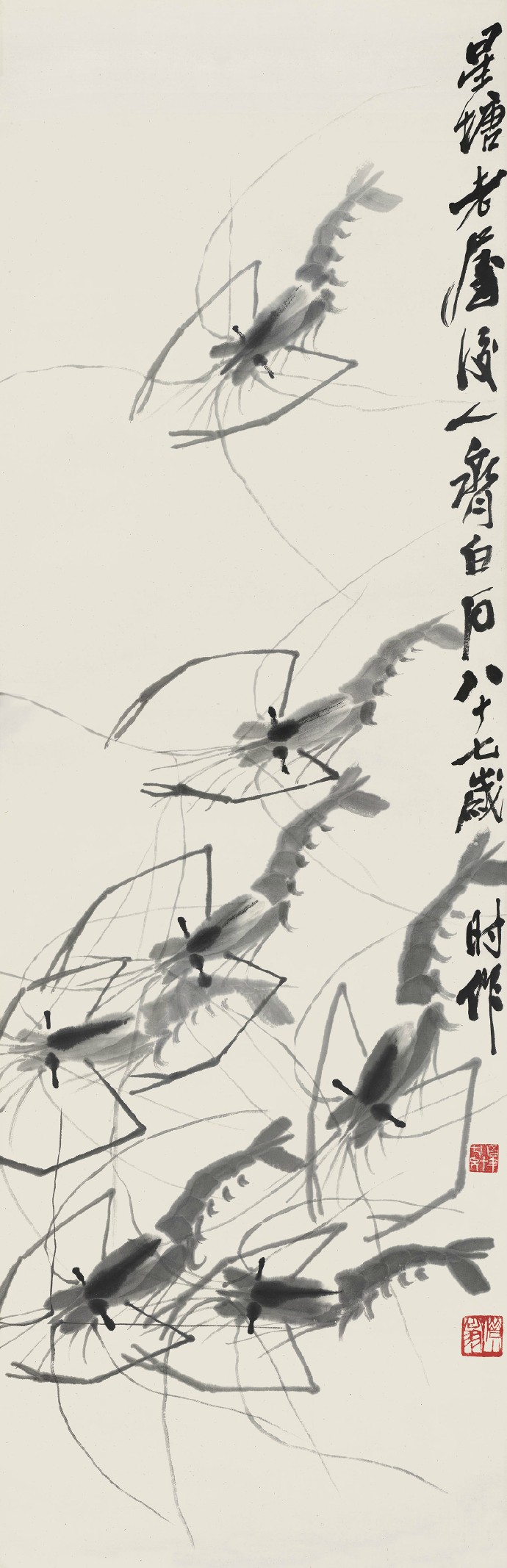 齐白石作品集合（90张），齐白石国画作品欣赏