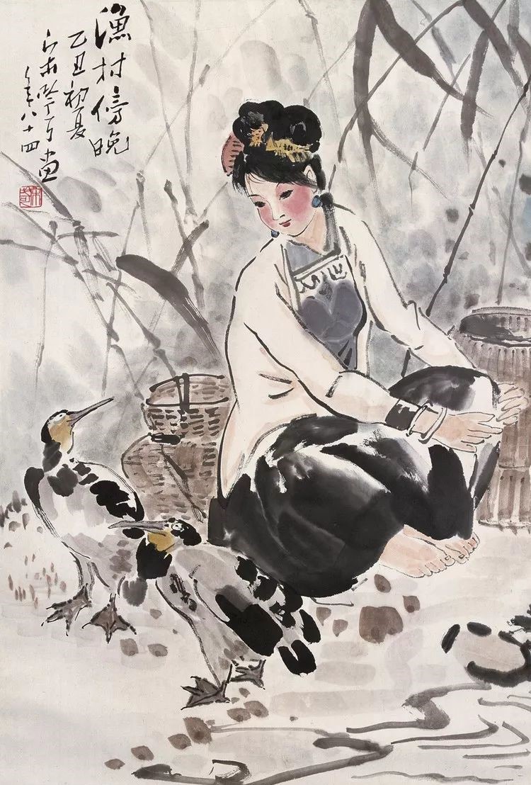 诗意中国画：宋吟可人物国画欣赏