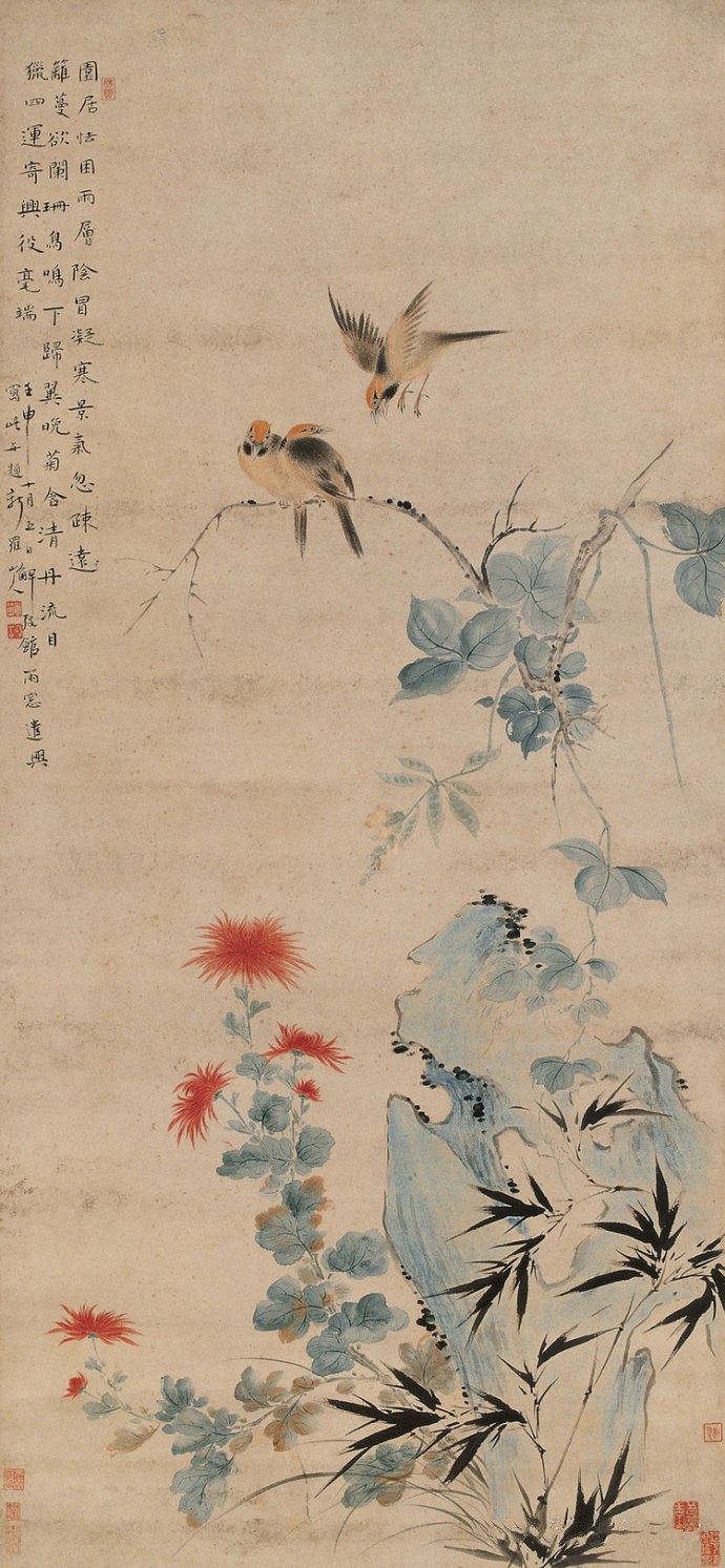 清代画家华嵒精美花鸟书画作品欣赏