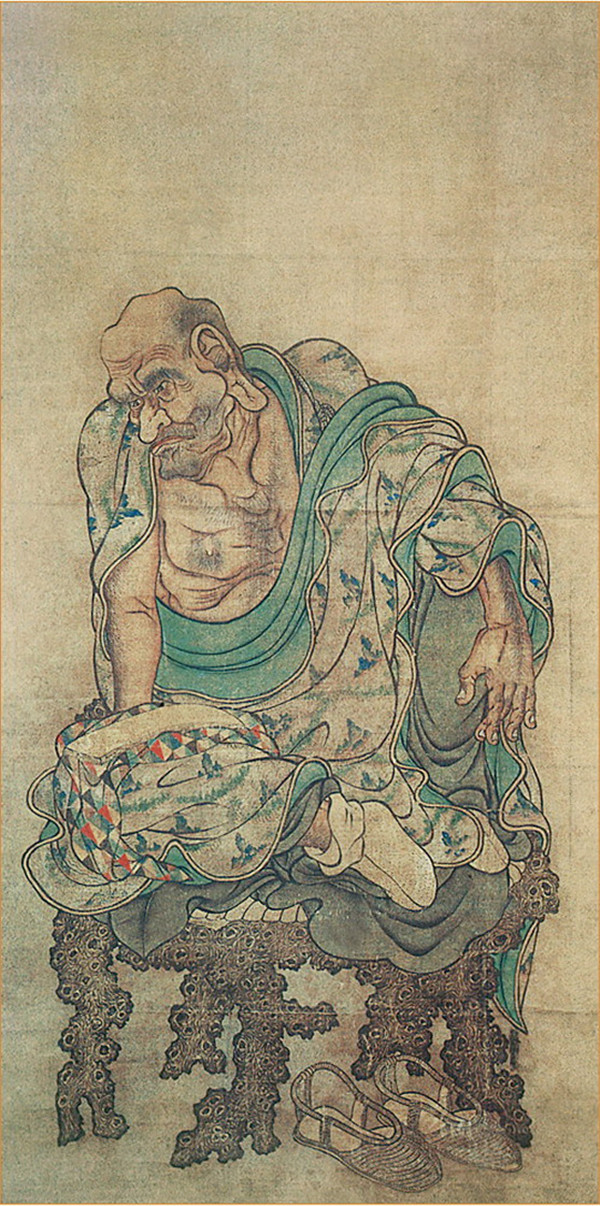 五代画师贯休《十六罗汉图》