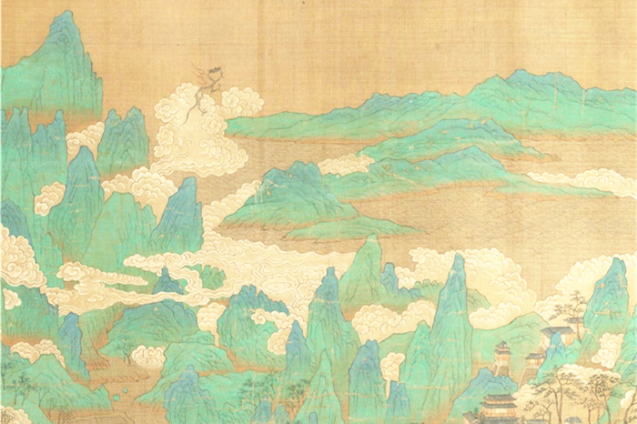 明朝国画《海天旭日图》