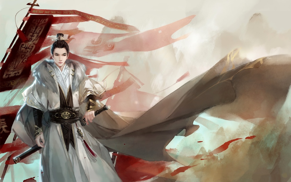 帅气的古风美男图片，高清古风桌面壁纸图片