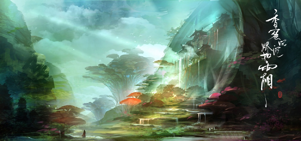 《香蜜沉沉烬如霜》高清壁纸图，美的如仙境