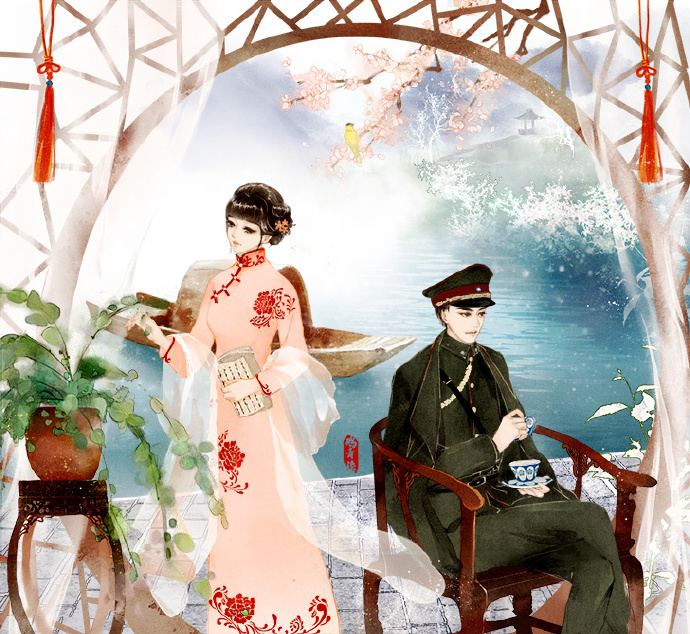 高清古风情侣图集(52张)，超恩爱甜蜜的古风图片