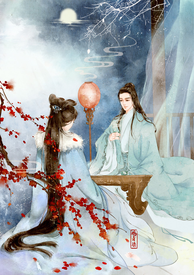 高清古风情侣图集(52张)，超恩爱甜蜜的古风图片
