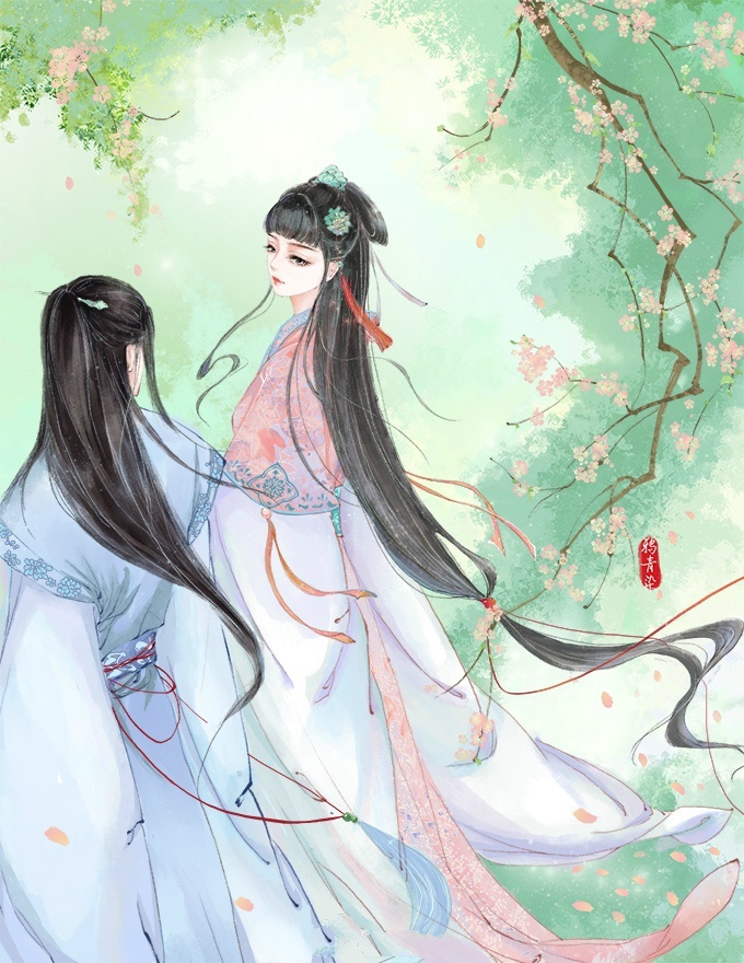 高清古风情侣图集(52张)，超恩爱甜蜜的古风图片