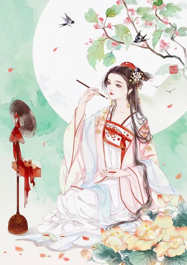 超美古风女子图集(38张)，高清古风图片欣赏