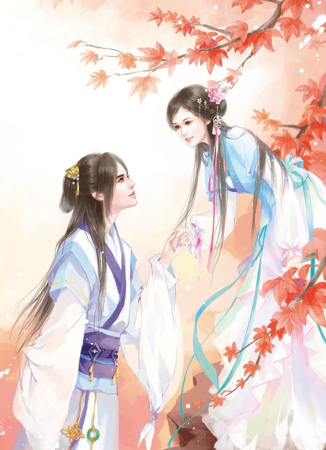 七夕甜蜜古风高清图集，一组唯美古风情侣图片