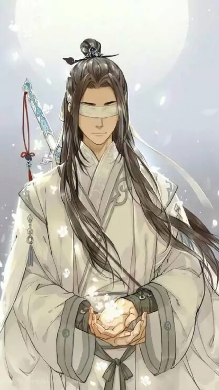 蒙眼古风美男子手机壁纸图集，超帅的古风图片