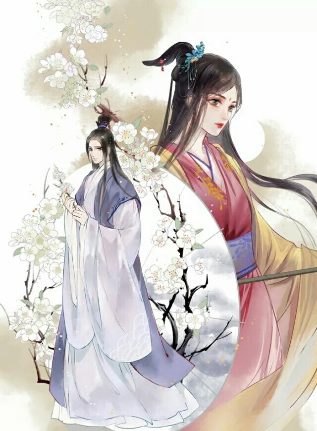 25张超甜情侣古风图片，只愿得一人心