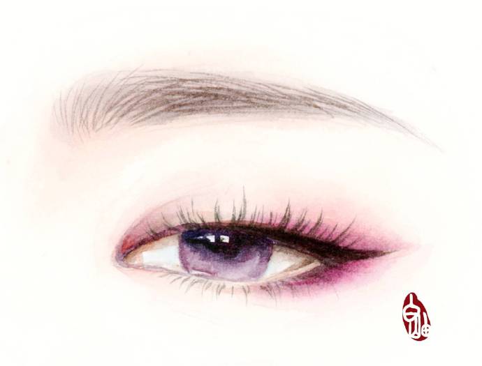 如何描绘惊艳迷人的眉眼？唯美的古风女子眉眼