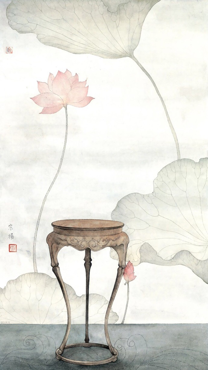 八款唯美古风图片：一组禅意手机壁纸图片