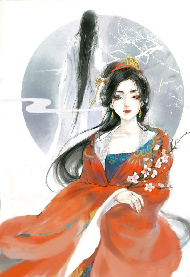 4款唯美古风图片：孤影成形泪湿衣