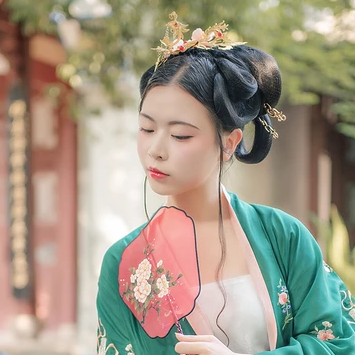 美人凄兮女生头像，唯美古风真人头像