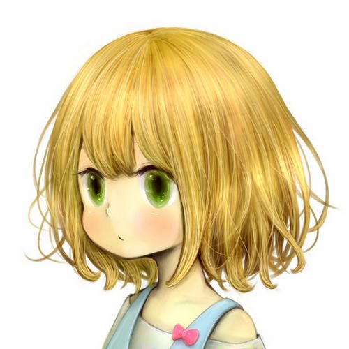 唯美女生插画图片，4款超萌小女生