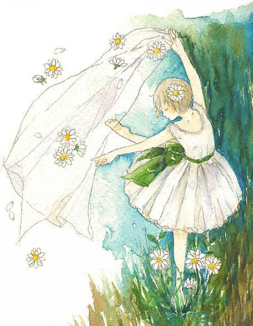 4款PEEP的淡彩插画图片
