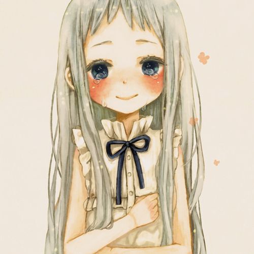 淡彩浪漫插画：元气少女