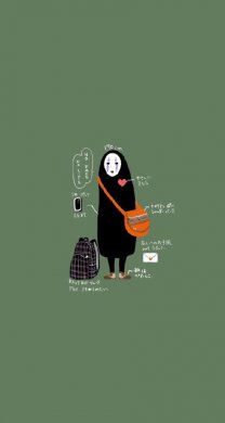 动漫电影《千与千寻》无脸男壁纸(二)