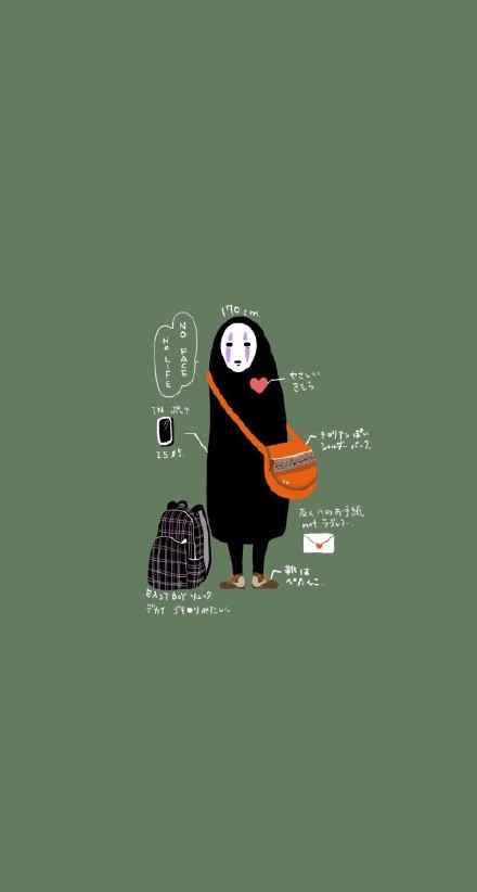 动漫电影《千与千寻》无脸男壁纸(二)