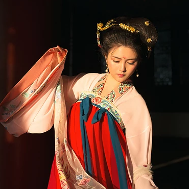 大唐盛世气象女生头像，唯美古风真人头像