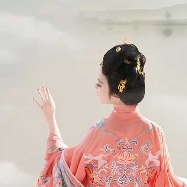大唐盛世气象女生头像，唯美古风真人头像