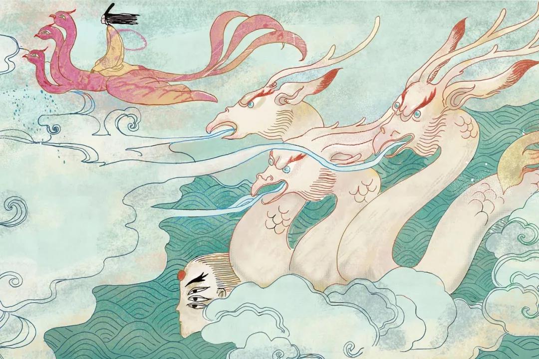 《洛神赋》绘本插画，最美的中国式爱情！