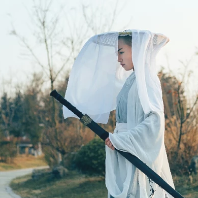 少林兵器光头头像，唯美古风真人头像