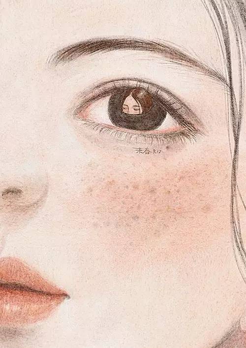 独特中国美，最美插画，肤如凝脂珠圆玉润民国