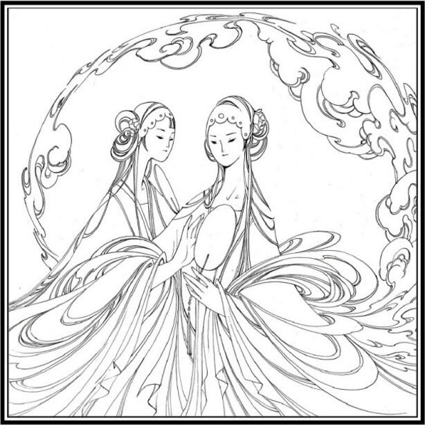 白蛇传的故事，白蛇传绘本插画
